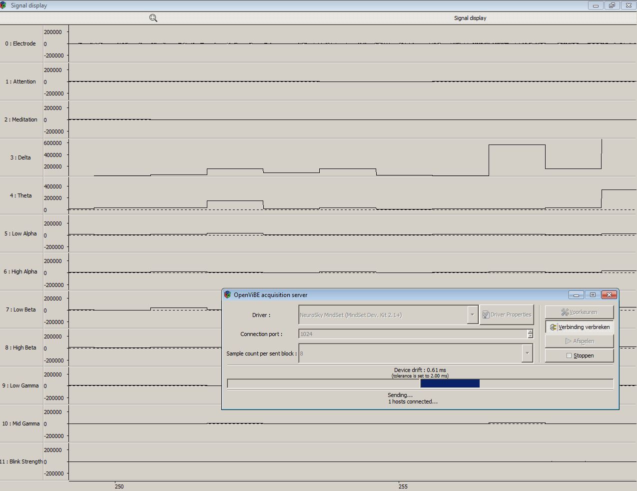 Screenshot-MindWave signals in Open Vibe Designer AND OpenVibe Acquisition Server-20062012.JPG